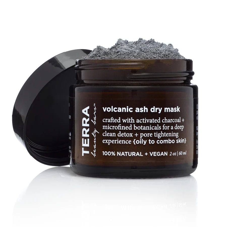 Certified Terra Beauty Bars Volcanic Ash Dry Facial Clay Mask Trendy
