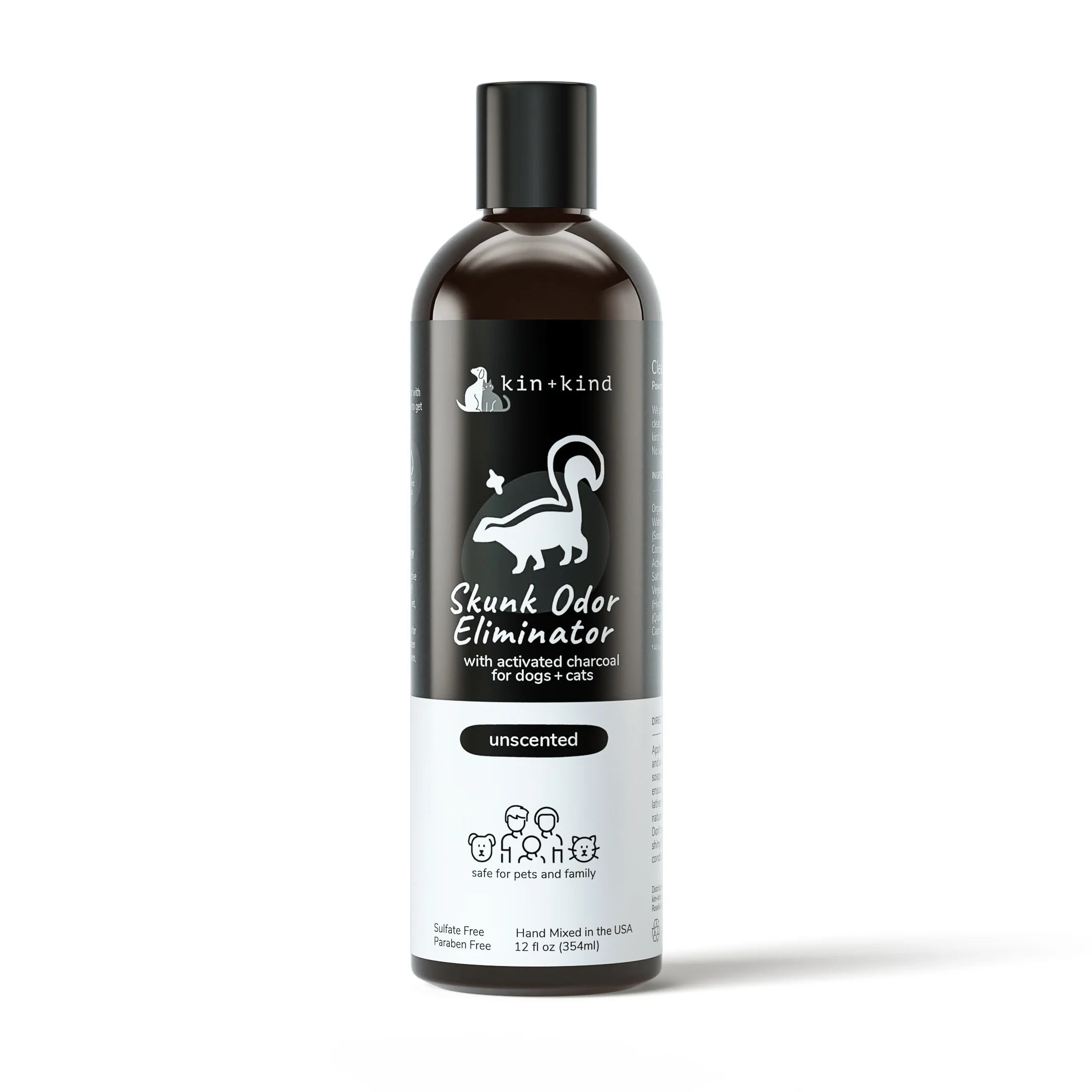 Verified kin kind Skunk Odor Eliminator Shampoo for Dogs Cats Elite