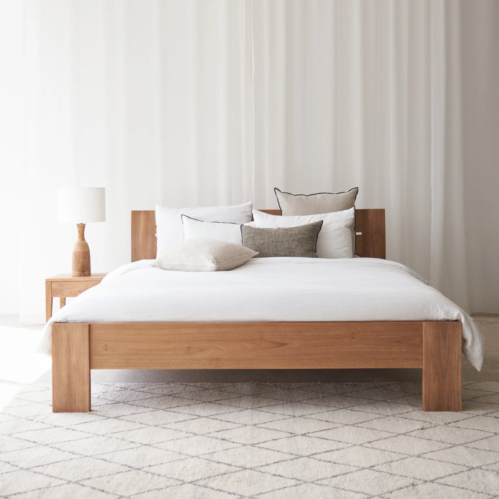 Fine Crafted Maya Bed Frame Teak Reliable