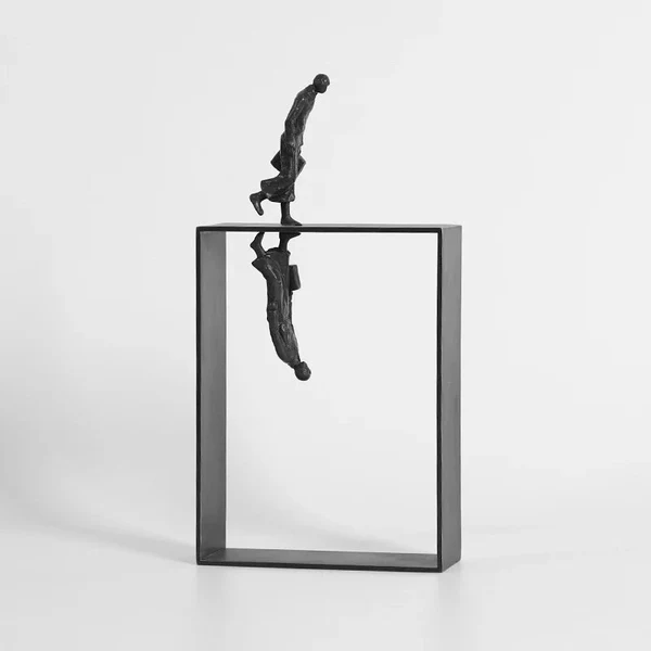 Organic Modern Abstract Metal Sculpture Convenient