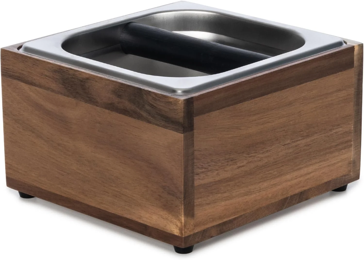 Flexible Knock Box Espresso - Coffee Knock Box and Tamp Station for Espresso Coffee Grounds Puck Sustainable