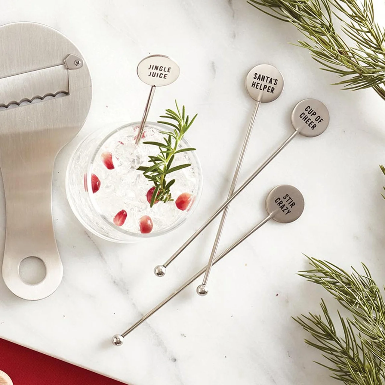 Fine Crafted Merry Mix Stir Stix set of 4 Original