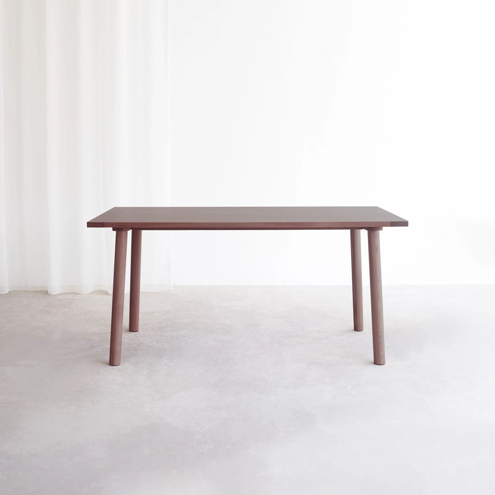 Specialty Coco Dining Table Walnut Stain Lightweight