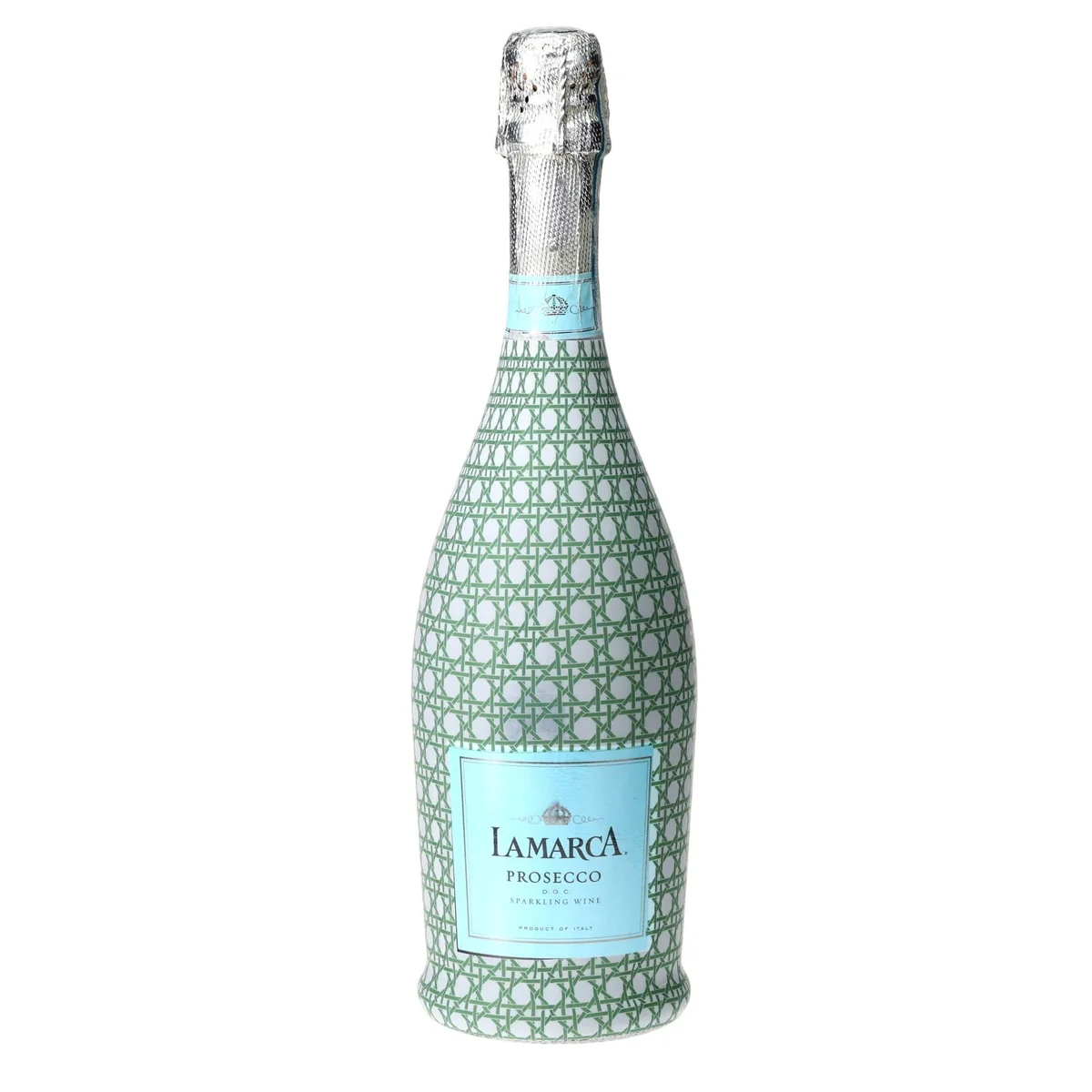 Advanced Sage White Cane Prosecco Bottle Wrap Enhanced