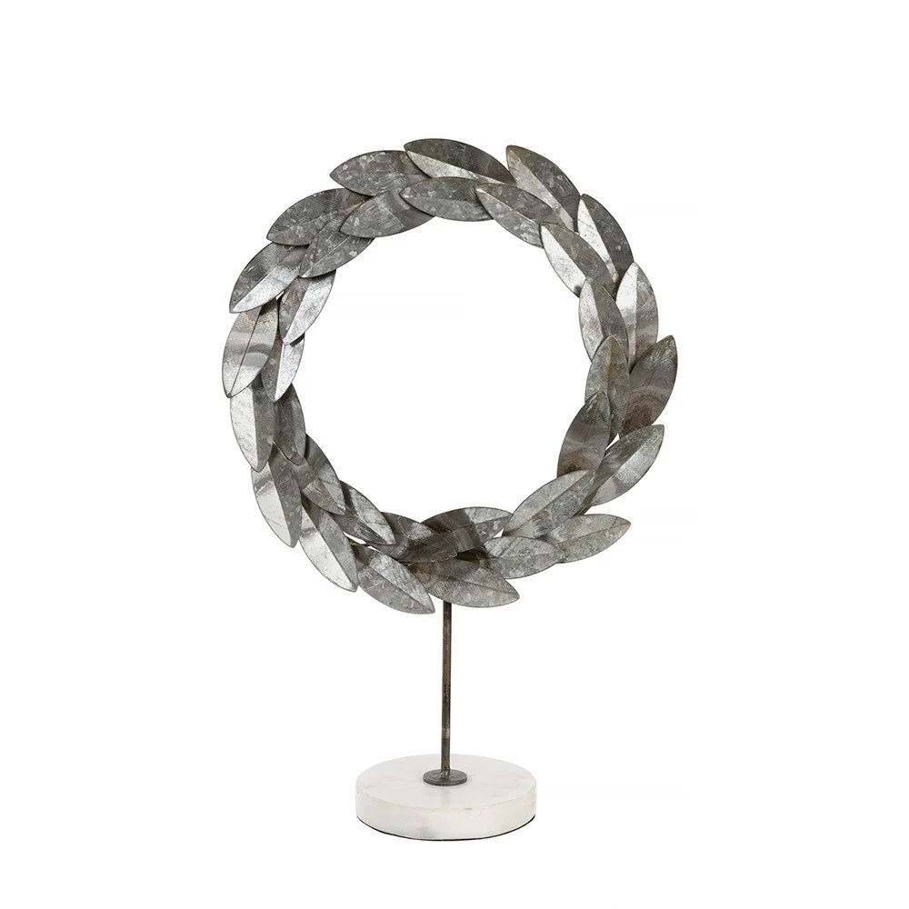 High-Grade Willow Wreath on Stand Effective