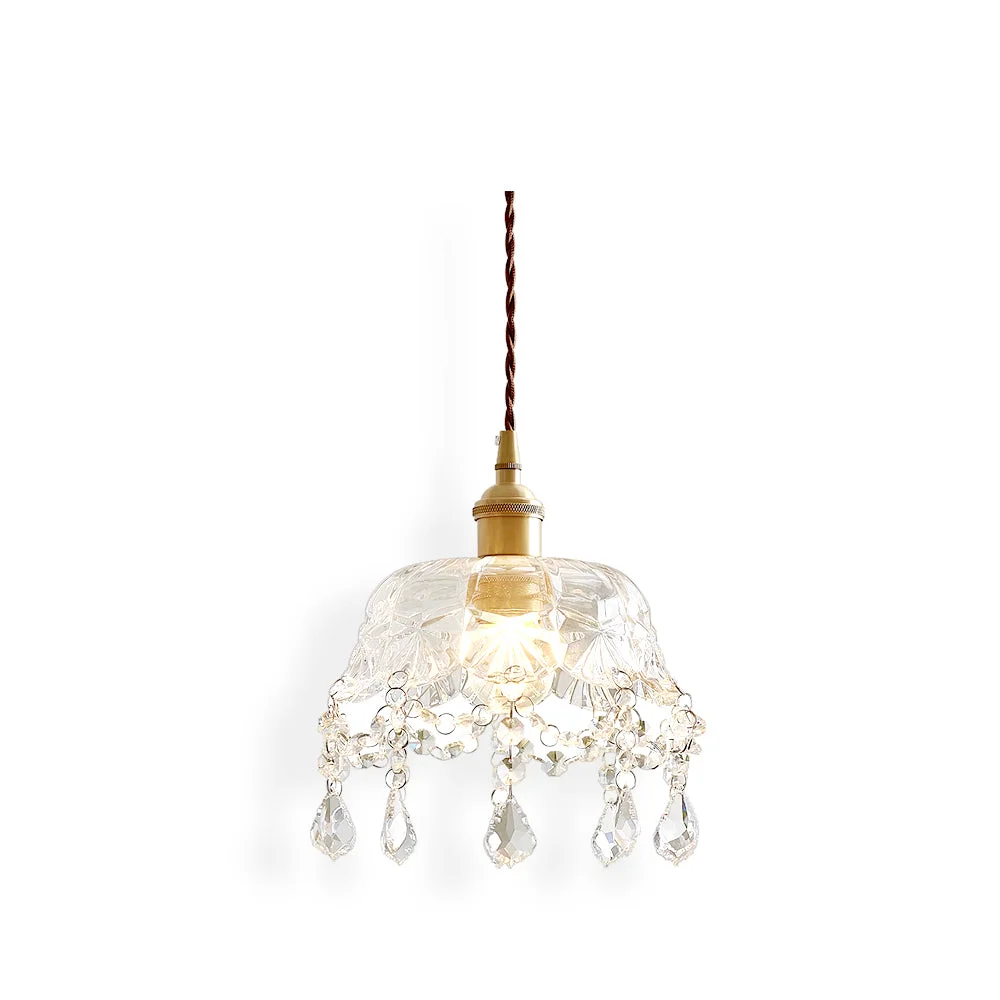 Authentic Glass Jewel Pendant Light Prestigious