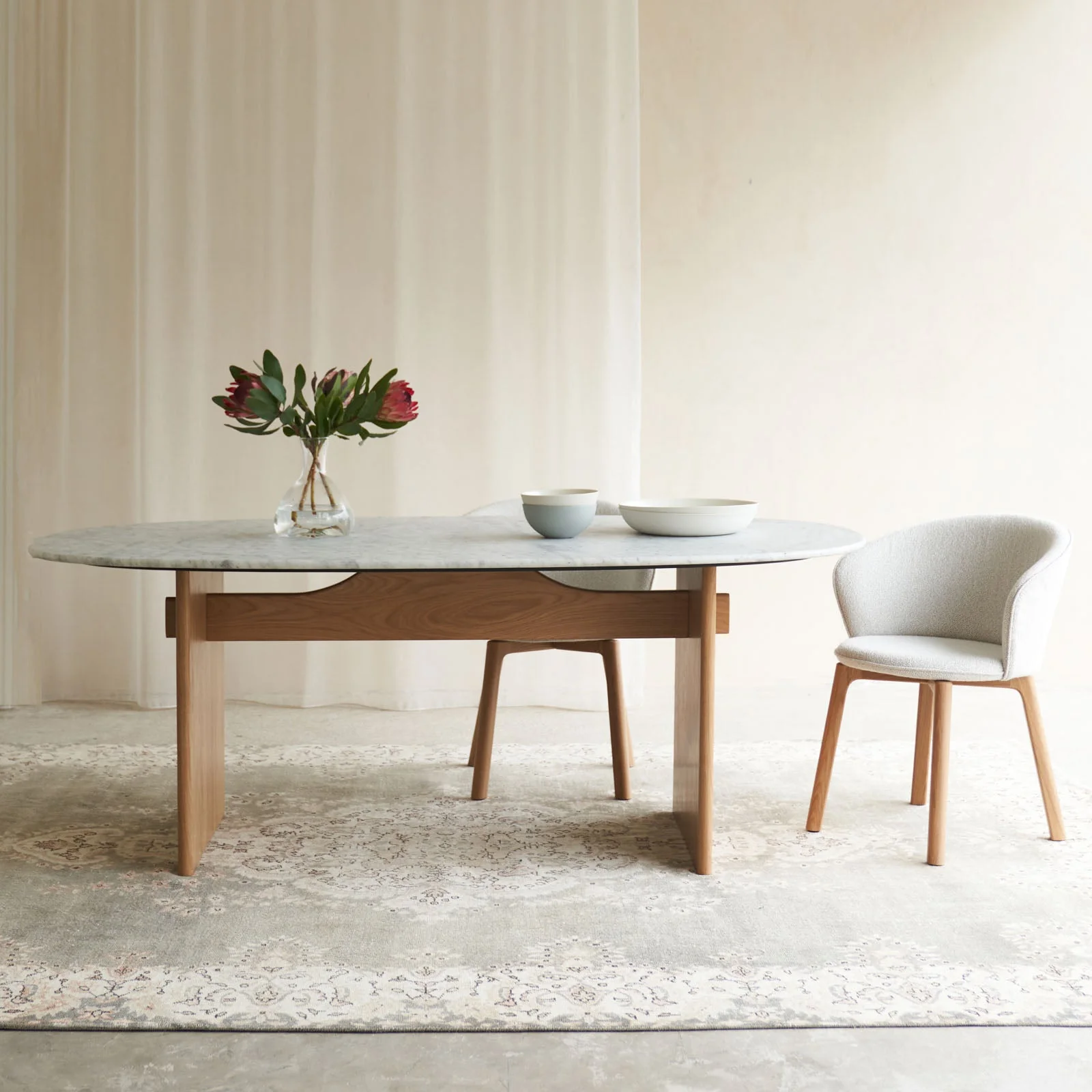 Breathable Kelly Dining Table Marble Proven
