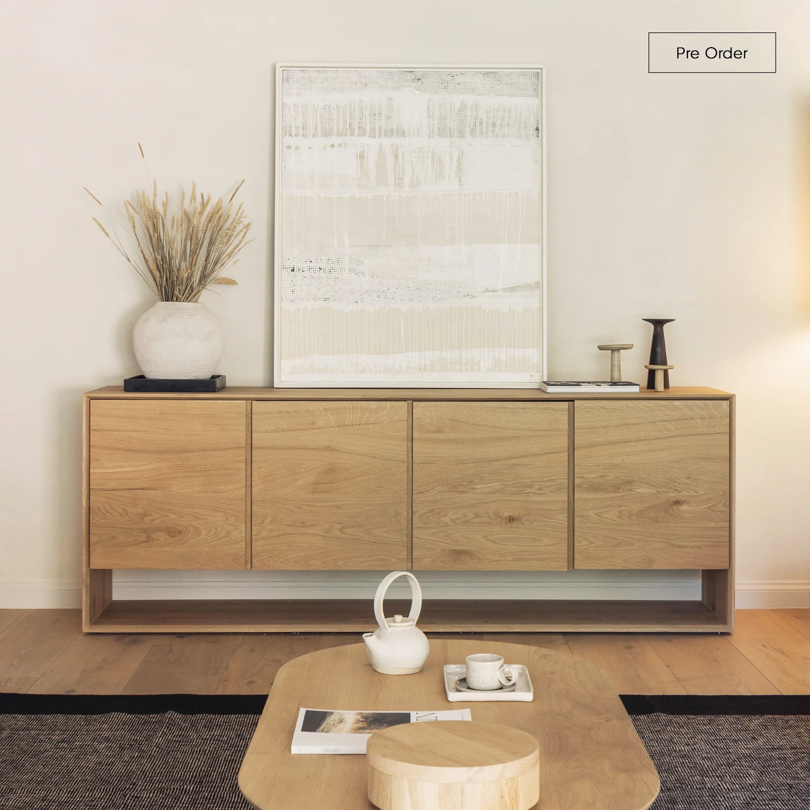 Authentic Nordic Sideboard Oak 210cm World-Class
