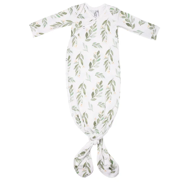 Functional Fern Knotted Gown - Copper Pearl Expertly Made