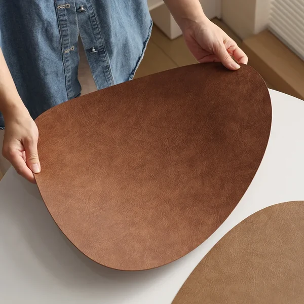 Clean Leather Heat Resistant Placemat Excellent