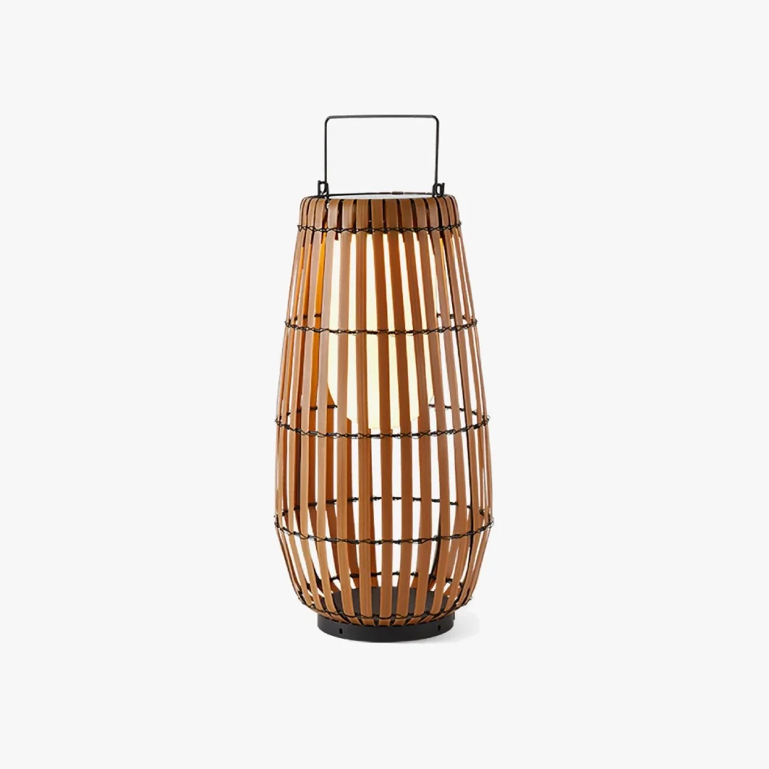 Enhanced Bamboo Lantern Floor Lamp Easy-to-Use