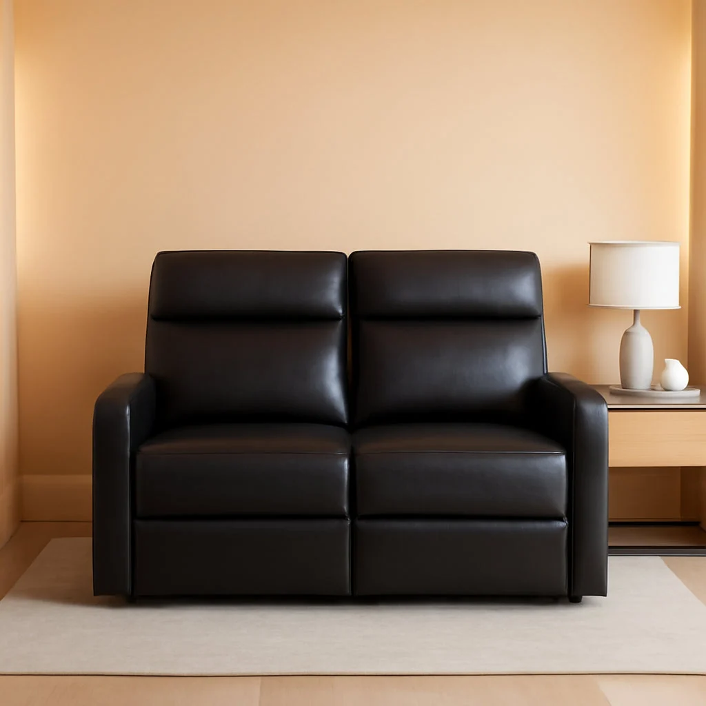Top-Quality Espresso Manual Reclining Loveseat For Living Room Smart