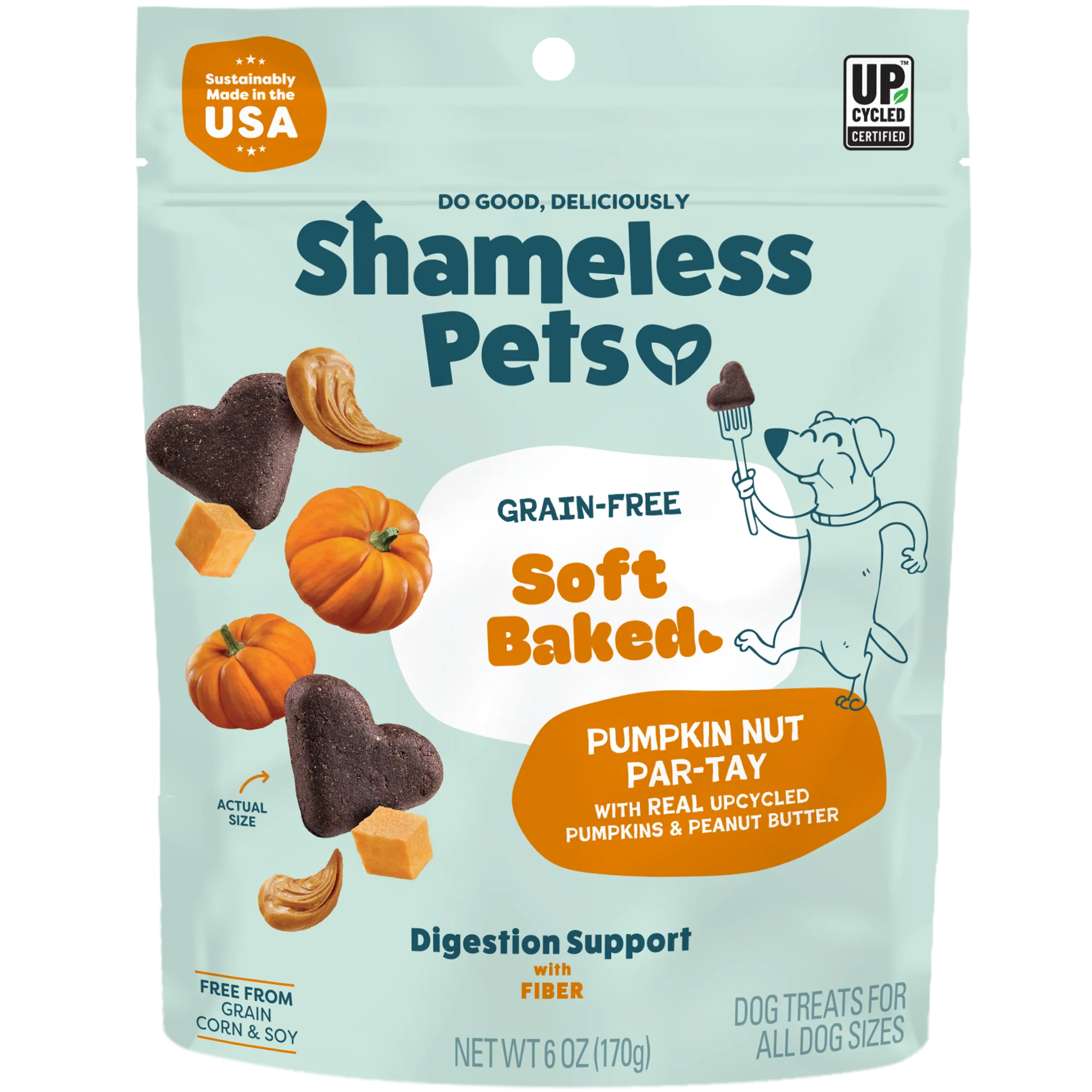 Trendy Shameless Pets Pumpkin Nut Par-Tay Soft-Baked Dog Treats Superior