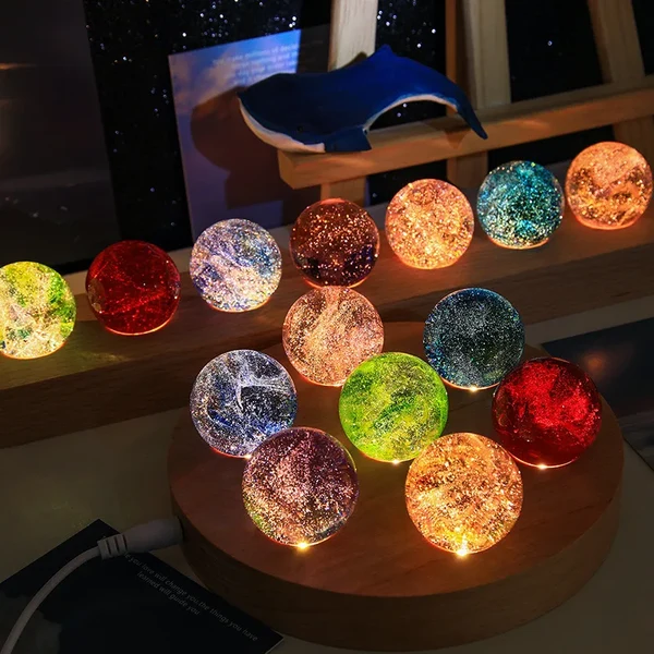 Classic LED Crystal Ball Decor Organic