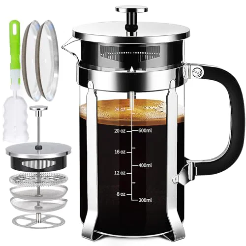 Healthy French Press Coffee Maker 304 Stainless Steel Coffee Press Optimized