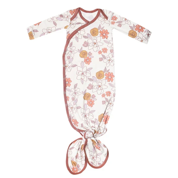 Breathable Ferra Knotted Gown - Copper Pearl Durable