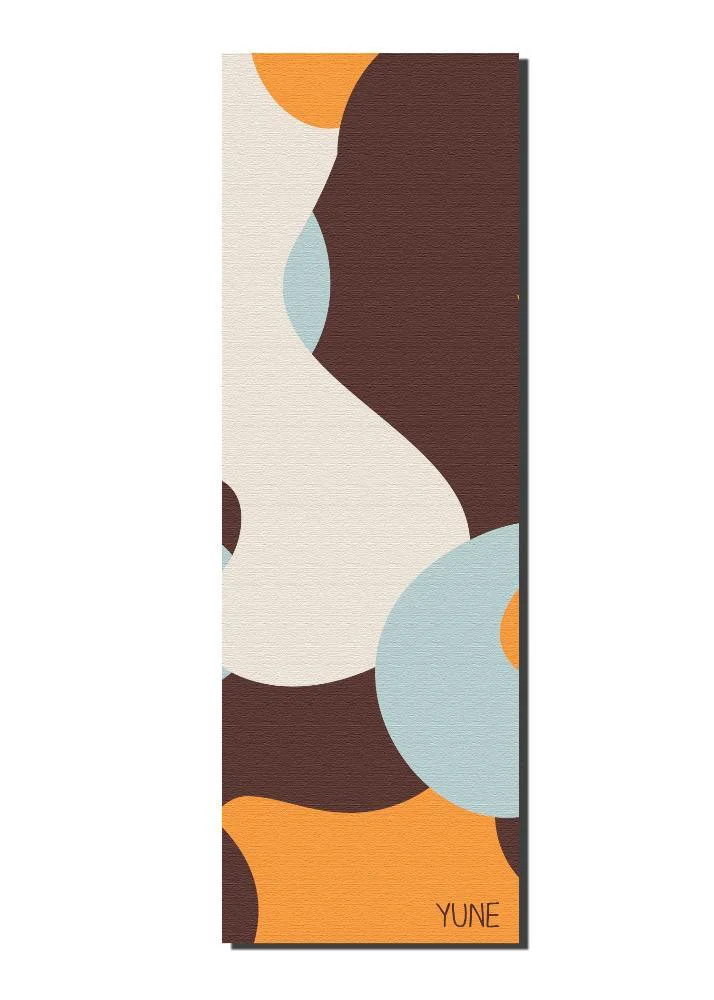 Excellent Yoga Mat 6mm Thick Brown Non-Slip Eco Friendly Yune Yoga Harper Crafted