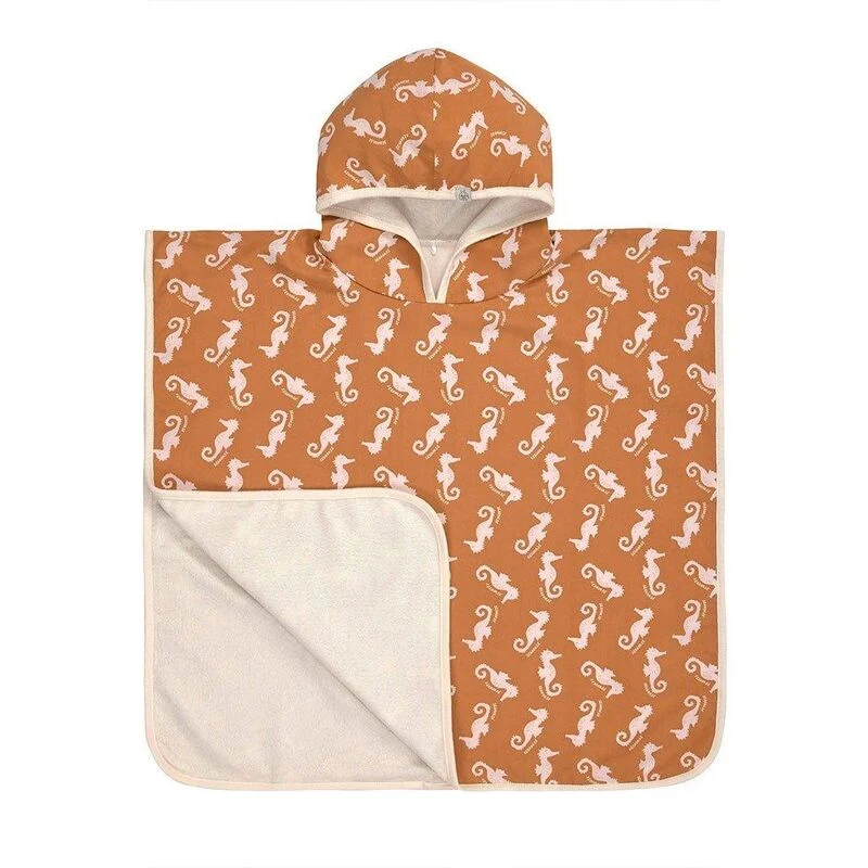 High-Performance Seahorses - Beach Poncho - Lassig Swimwear Enhanced