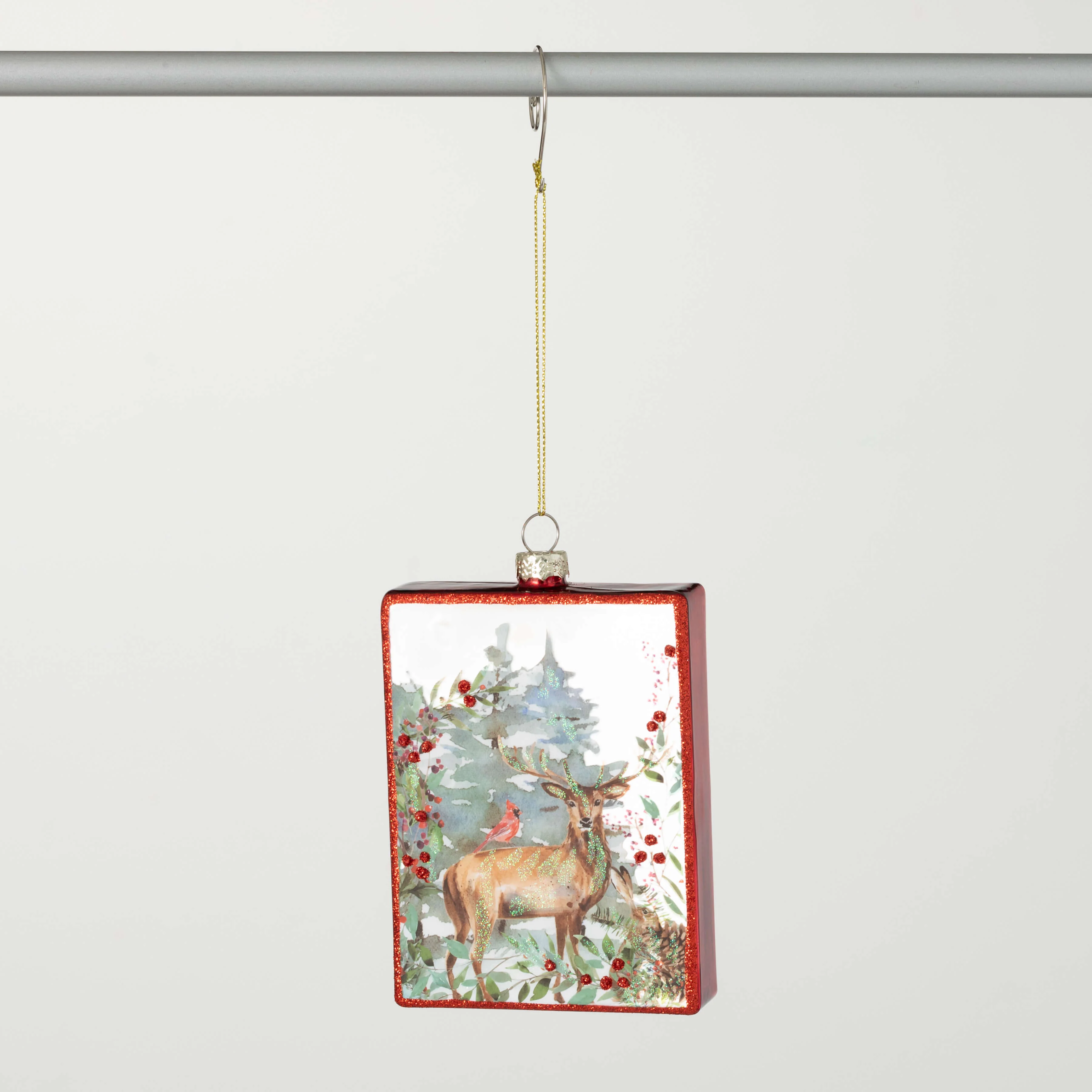 Verified Deer Winter Scene Ornament Fast