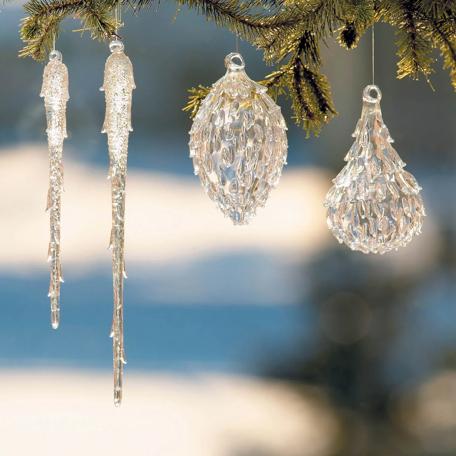 Contemporary Icicle Ornaments Casual