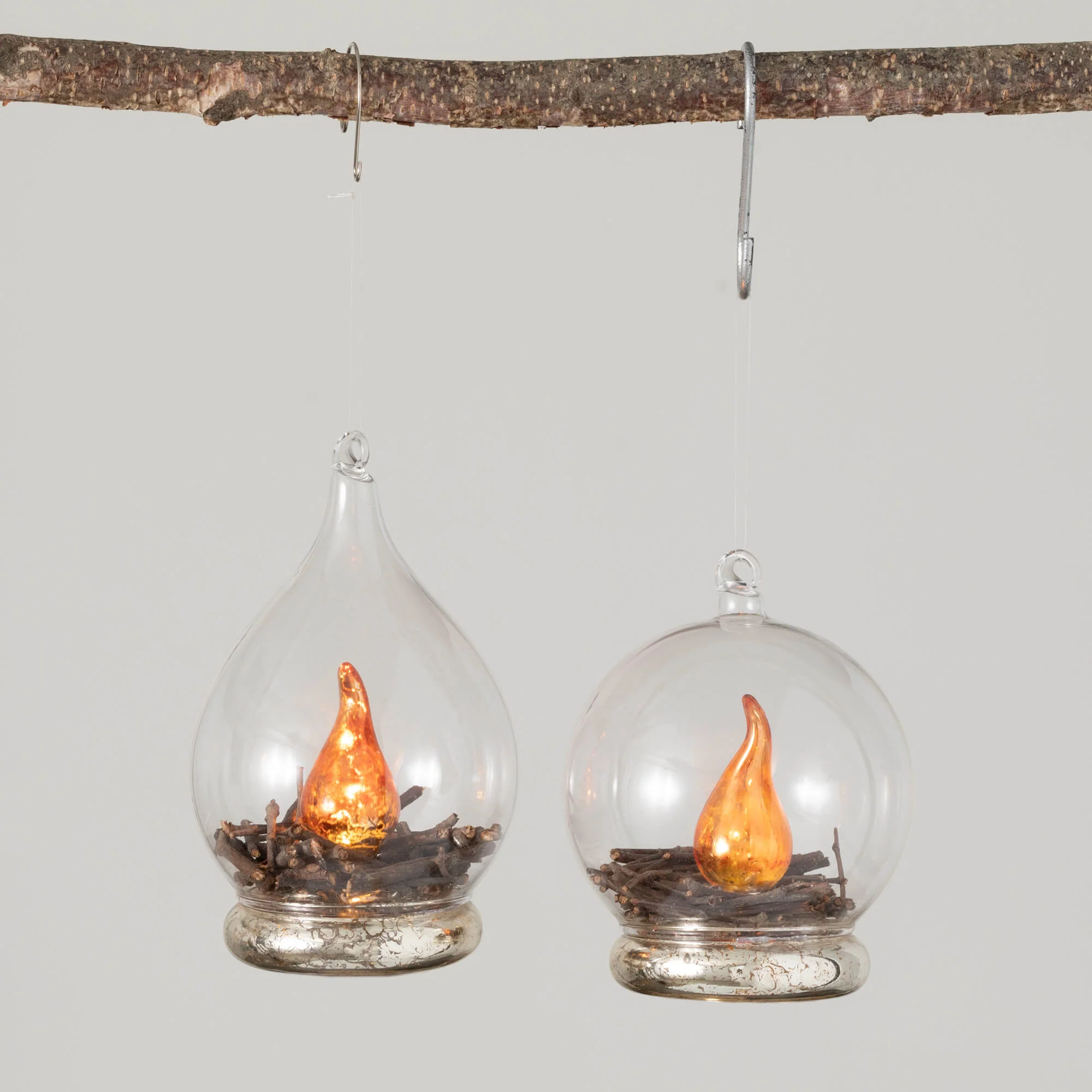 Classic Lighted Campfire Ornaments Flexible