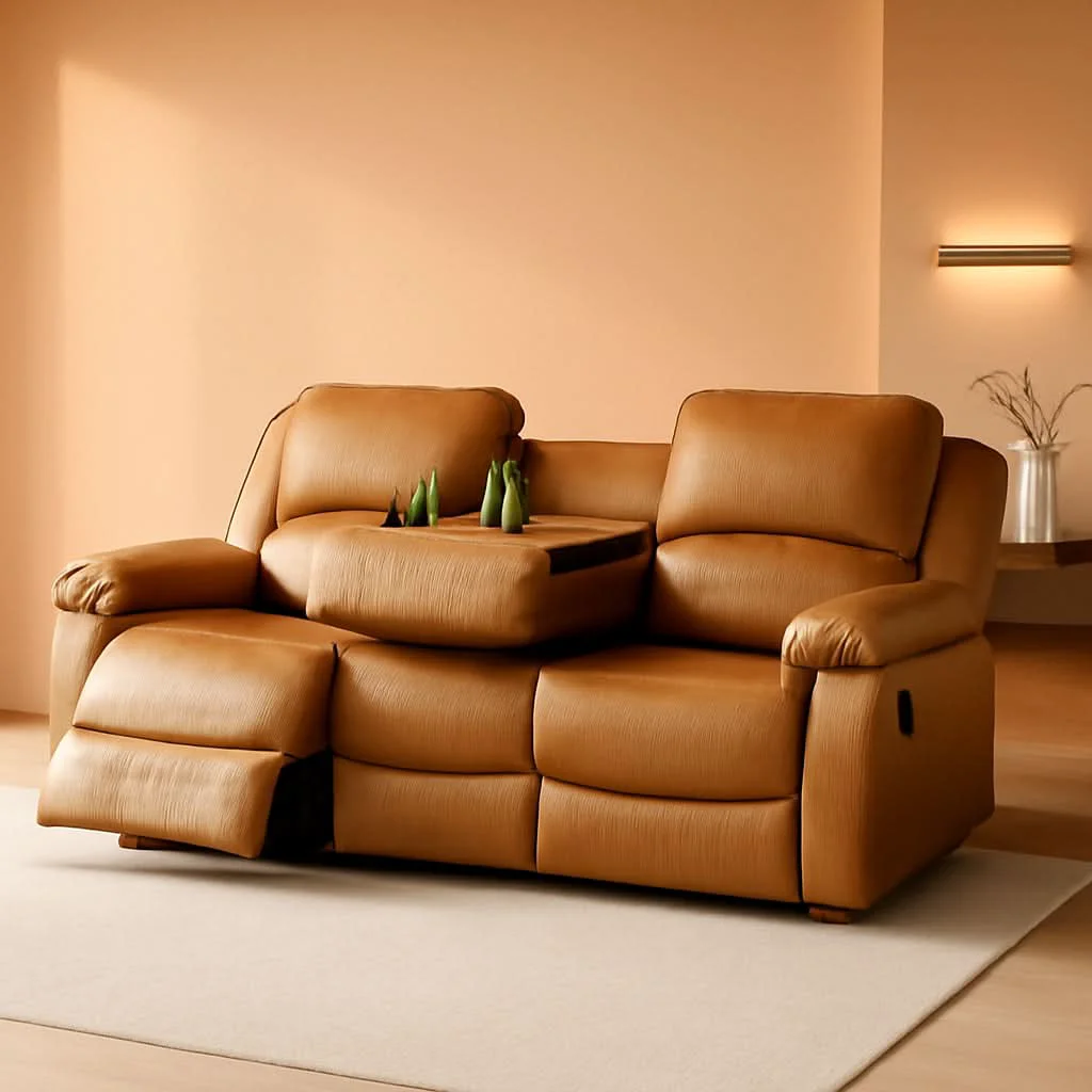 Eco-Friendly 3 Seater Recliner Sofa Modern Living Room Furniture Fashionable