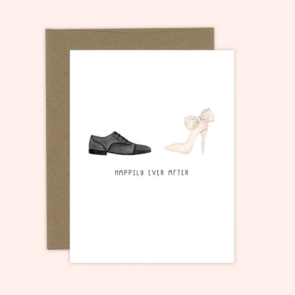 Expertly Made Happily Ever After Mr Mrs Newlywed Greeting Card Superior