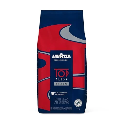 Eco-Friendly Top Class Filtro Whole Bean Coffee Medium Roast 2.2LB Bag 35.27 Ounce High-Grade