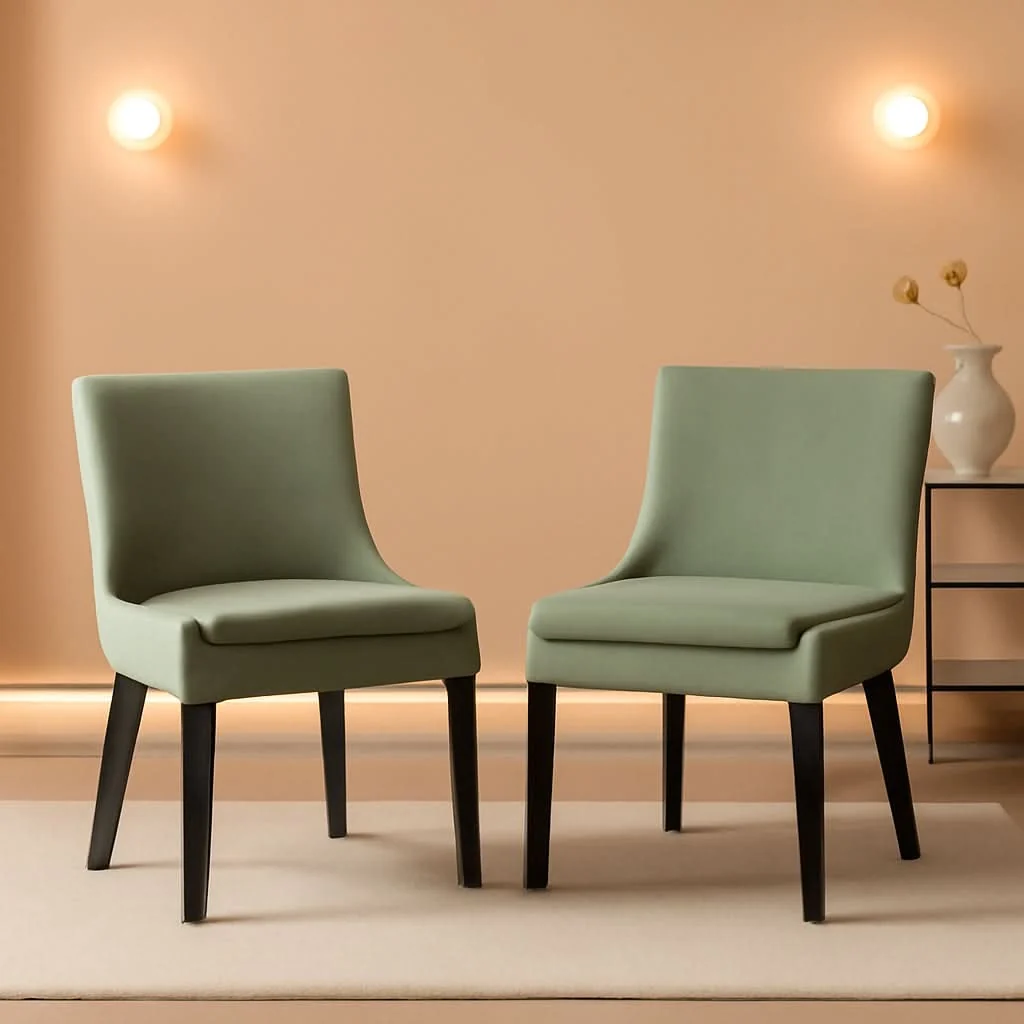 Premium Modern Upholstered Dining Chair Set 6 Chairs Dining Room Professional
