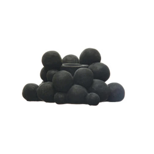 Smooth Stoneware Formed Taper Holder Matte Black Fast
