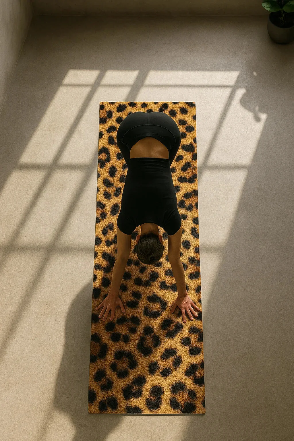 Next-Generation Leopard Pattern Yoga Mat – Eco-Friendly Grip-Enhanced Flow Yune Casual