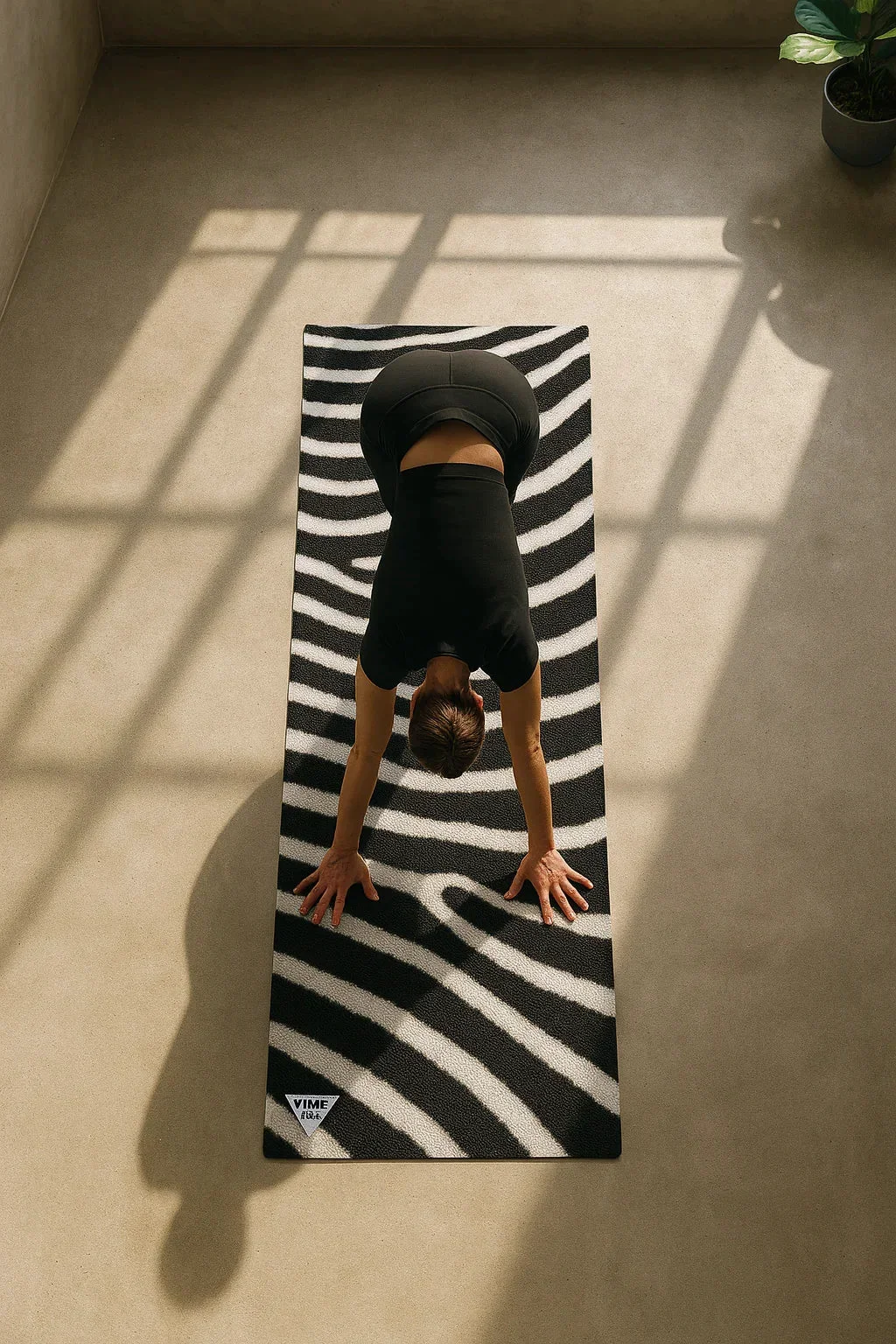 Casual Zebra Stripe Eco-Friendly Yoga Mat – 6mm Cushioned Non-Slip Yune Premium Material