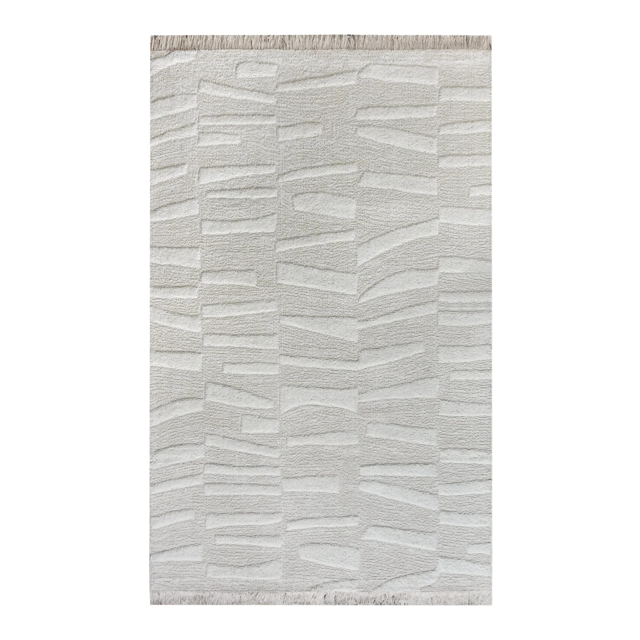 Smooth Melshire-ii Handtufted Woolen Rug - Ivory Effective