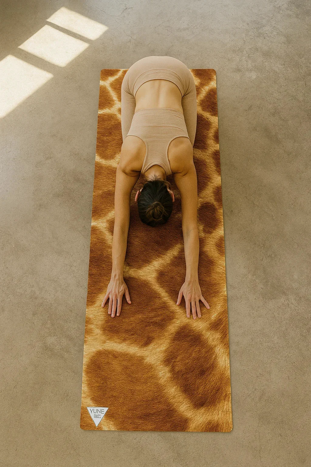 Proven Giraffe Print Eco Yoga Mat – 6mm Support Non-Slip Surface Yune Superior