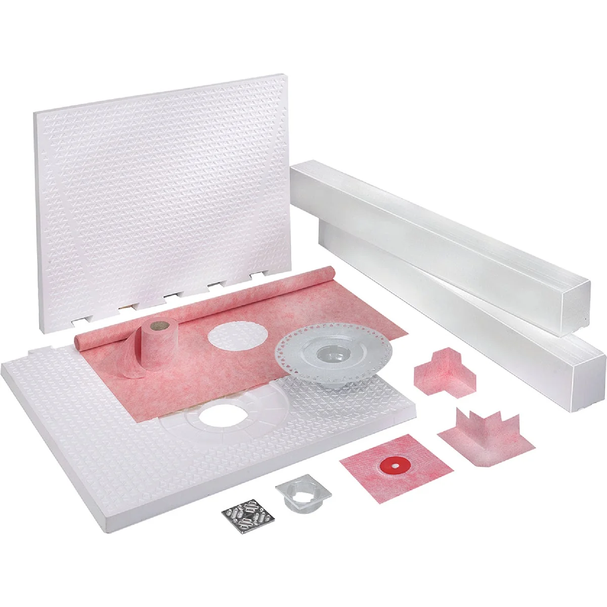 Classic PROVA SHOWER System Kit 32 In. x 60 In. Off Set Drain with Curb Solid