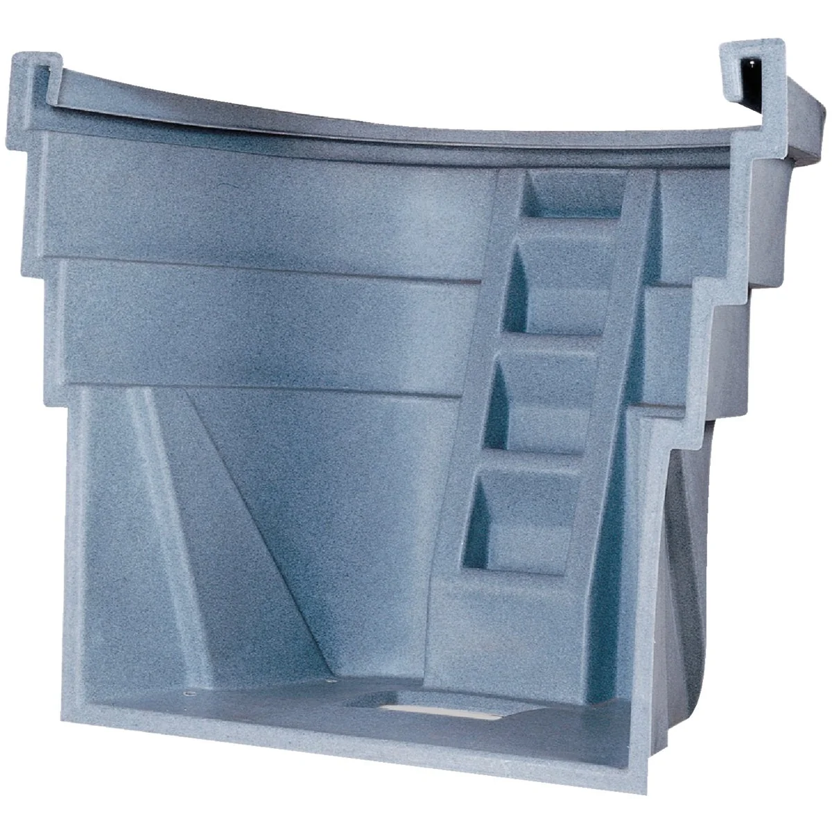 Trusted Wellcraft 60 In. x 48 In. Egress UV-Protected Polyethylene Granite Grey Window Well Optimized