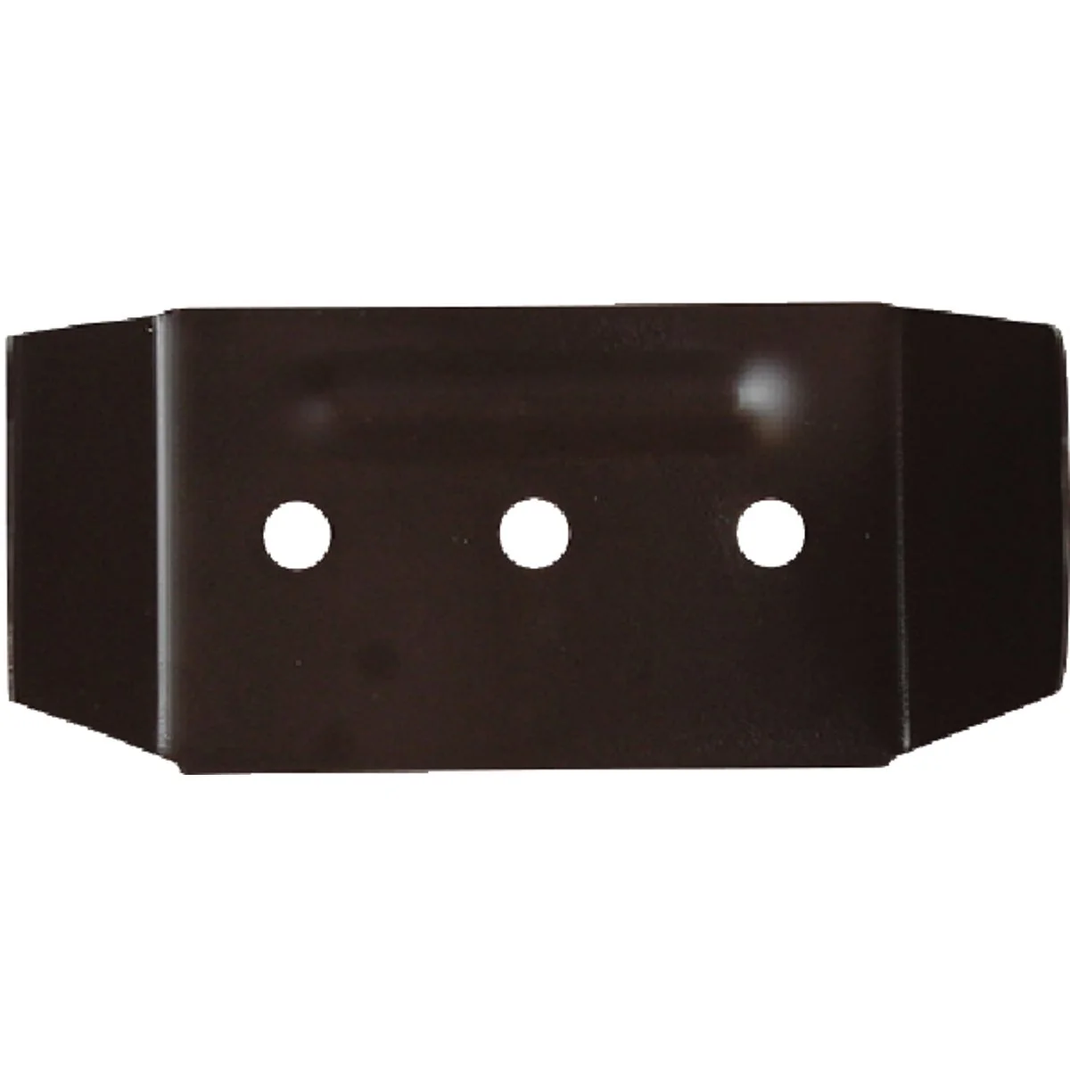 Traditional Spectra Metals 2 In. x 3 In. Brown Aluminum Downspout Clip Refined