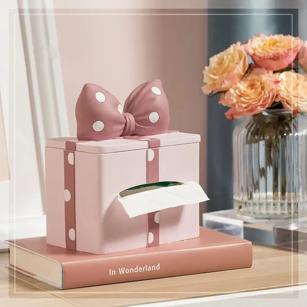 Dependable Bow Tissue Box Trendy