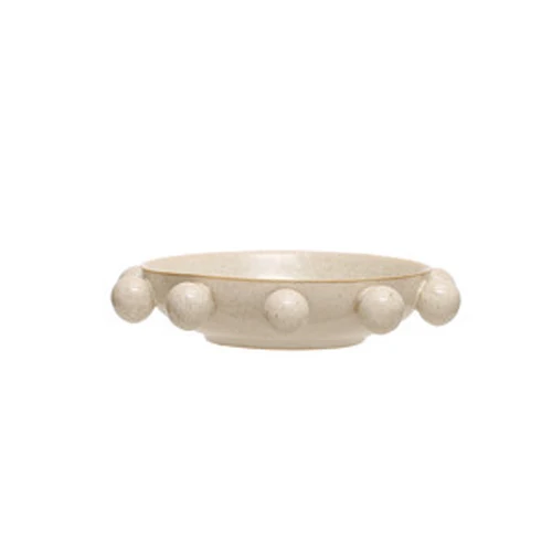 Elite Stoneware Bowl w Orbs - Reactive Glaze Innovative