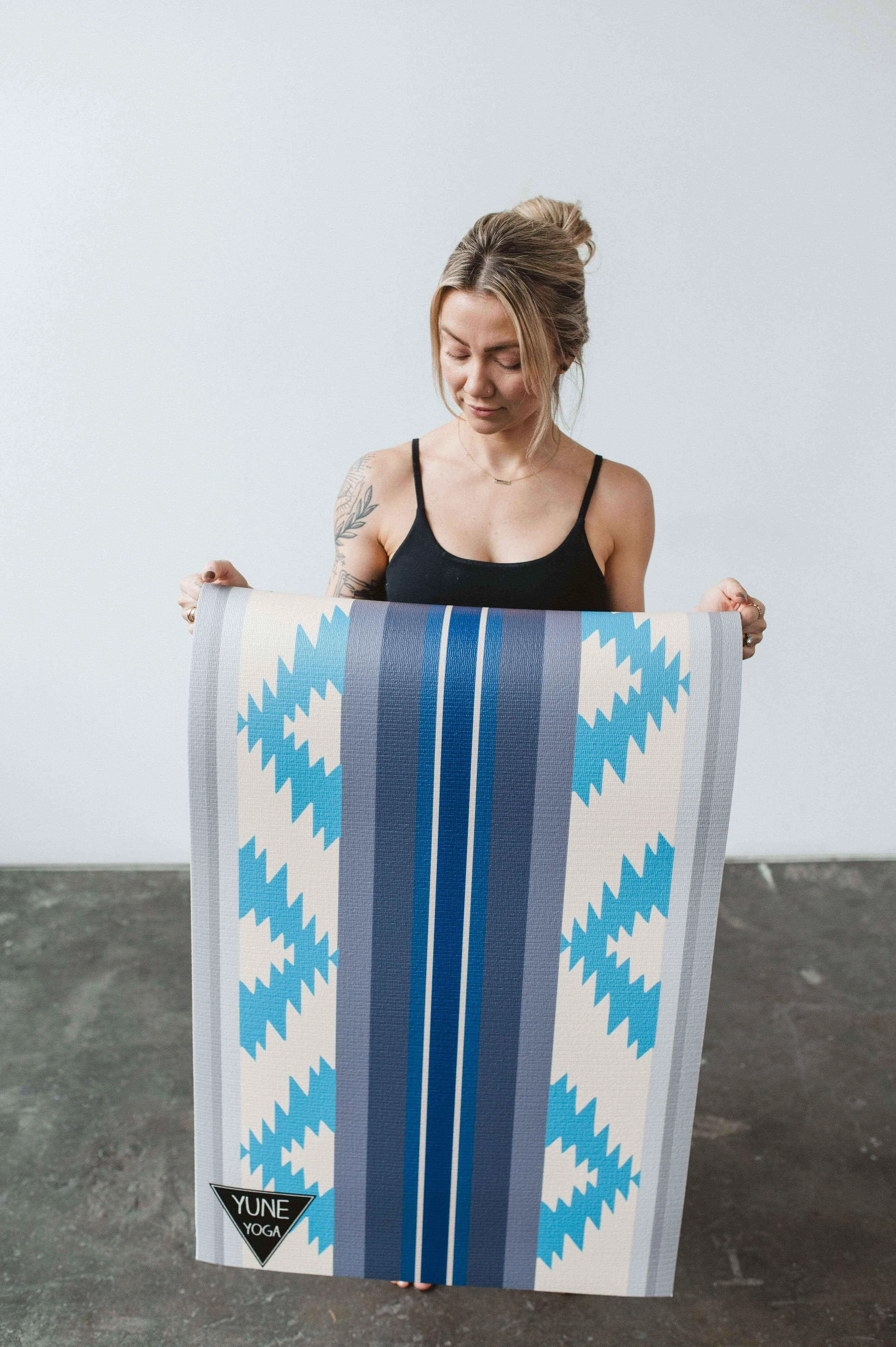 Fine Bear Creek Juniper Yoga Mat – 6mm Eco-Friendly Non-Slip Mat for Comfort Grip Stability Elite