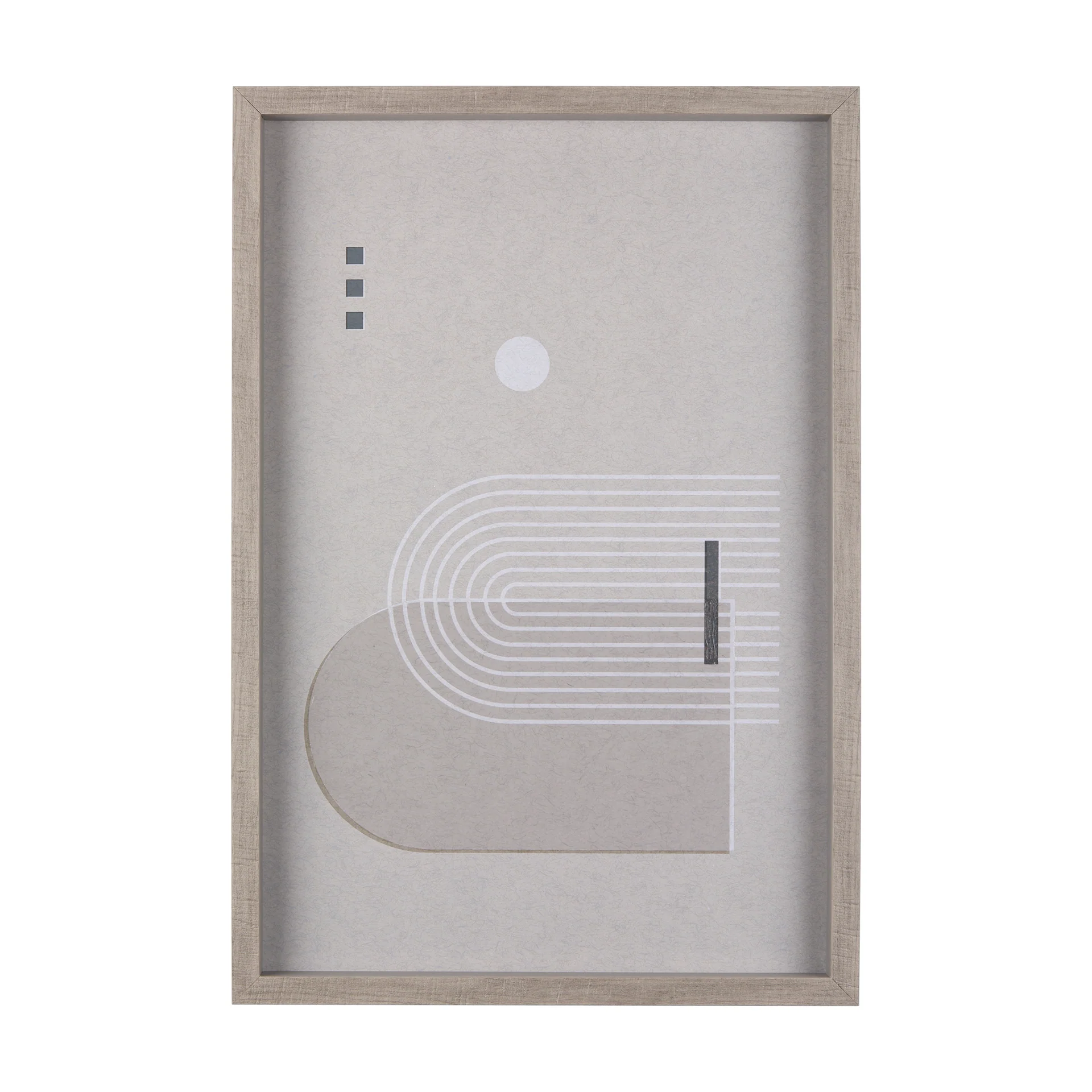 Fine Balance IV Wooden Frame Art Lightweight