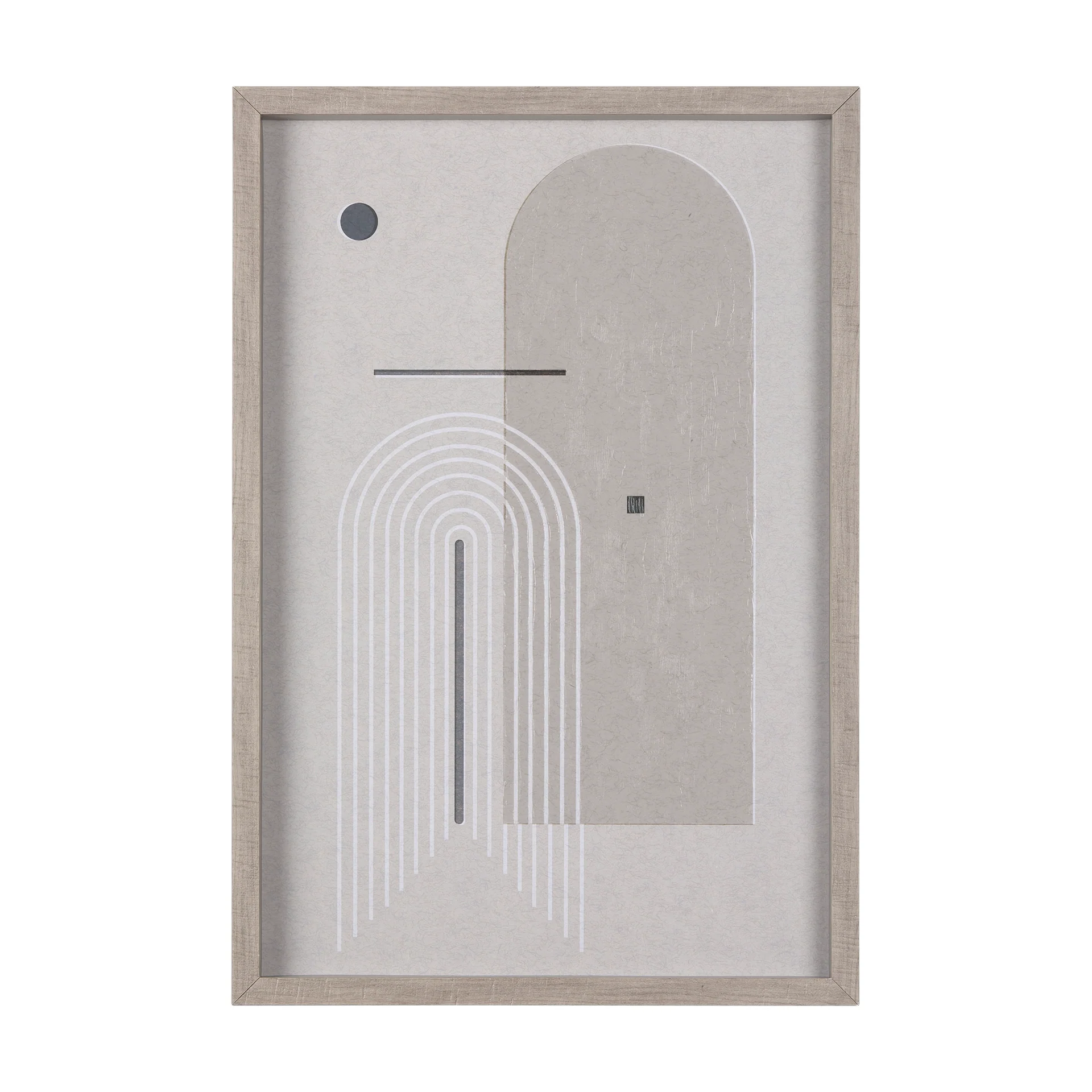 Dependable Balance II Wooden Frame Art Smooth