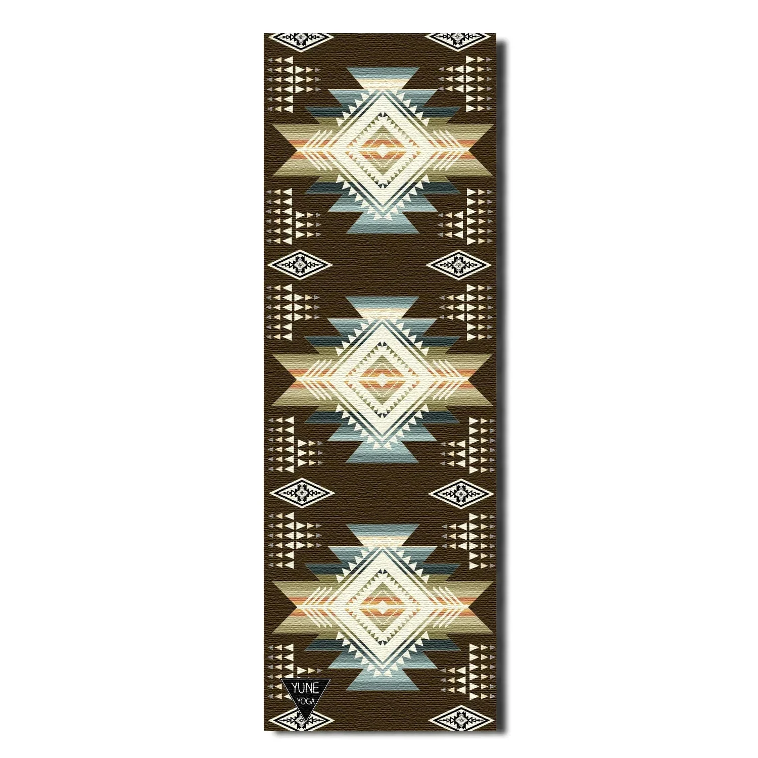 Consistent Buffalo Hills Soil Yoga Mat – 6 mm Extra Thick Double-Sided Non-Slip Eco-Friendly PER with UV-Printed Earthy Brown Design Yune Yoga Sophisticated