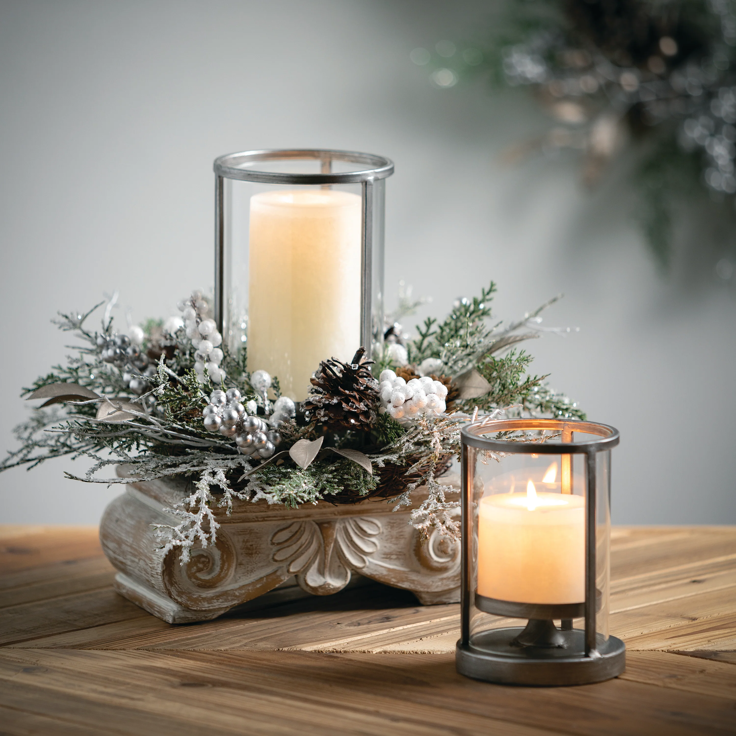 Carefully Designed Silver Candle Holder Top-Quality