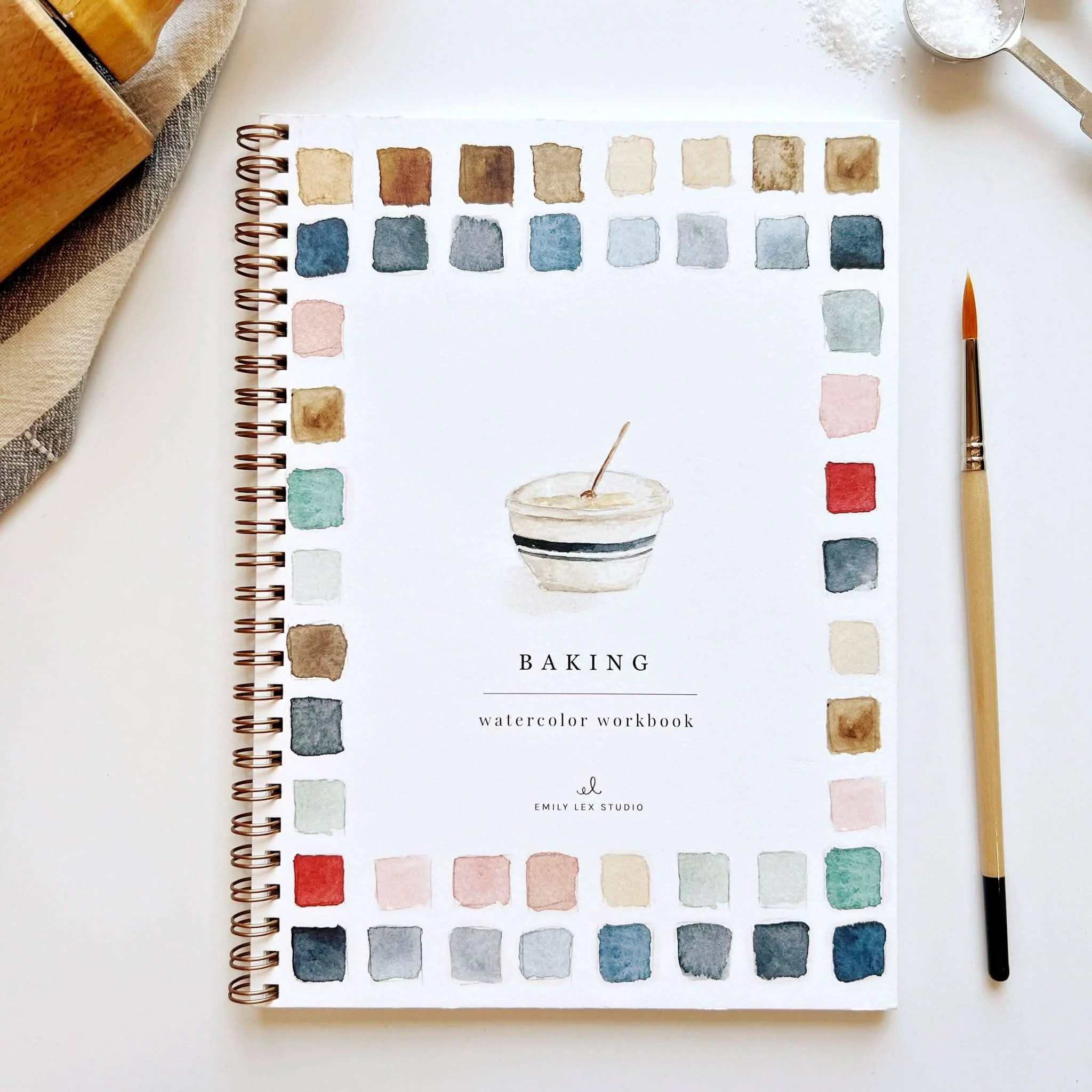 Organic Baking Watercolour Workbook Superior