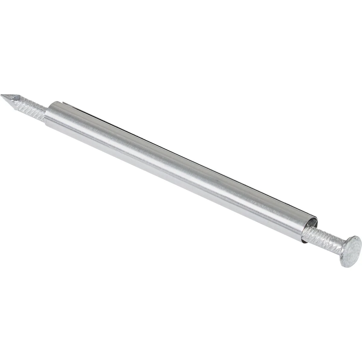 Advanced Spectra Metals 7 In. Aluminum White Gutter Spike And Ferrule 10-Pack World-Class