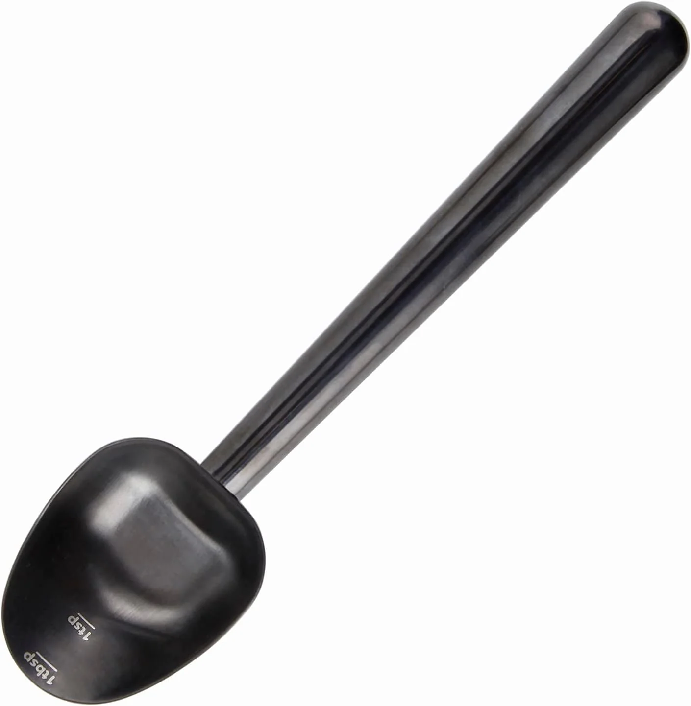 Proven Easyworkz Stainless Steel Long Hollow Handle Coffee Scoop 7g Measuring Spoon for Ground Coffee and Loose Leaf Tea Gunmetal Black Breathable