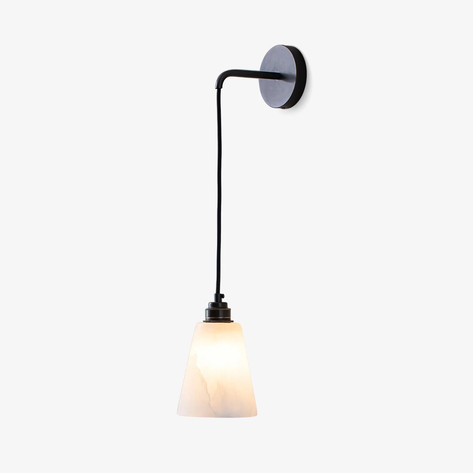 Original Droplet Alabaster Wall Lamp Casual