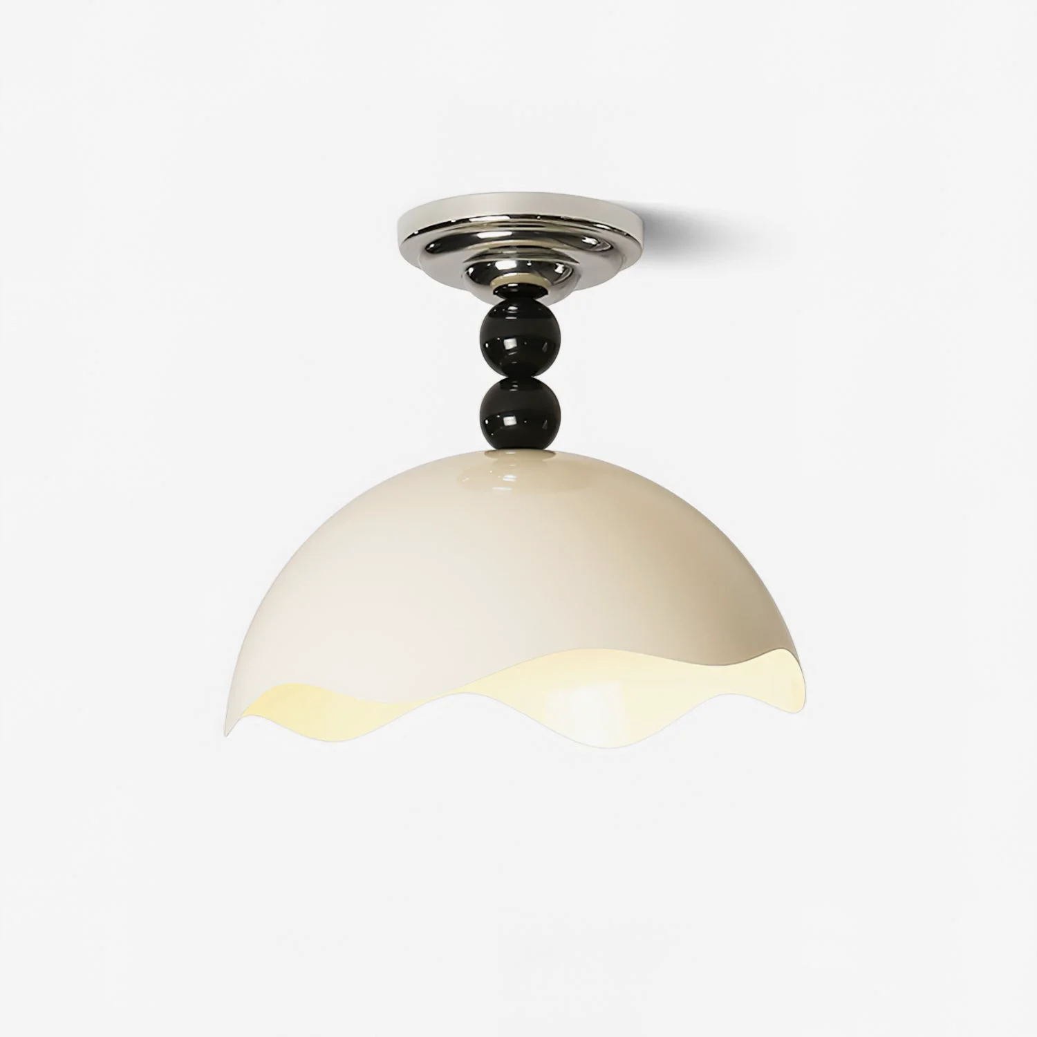 Authentic Wave Crest Ceiling Lamp Responsible