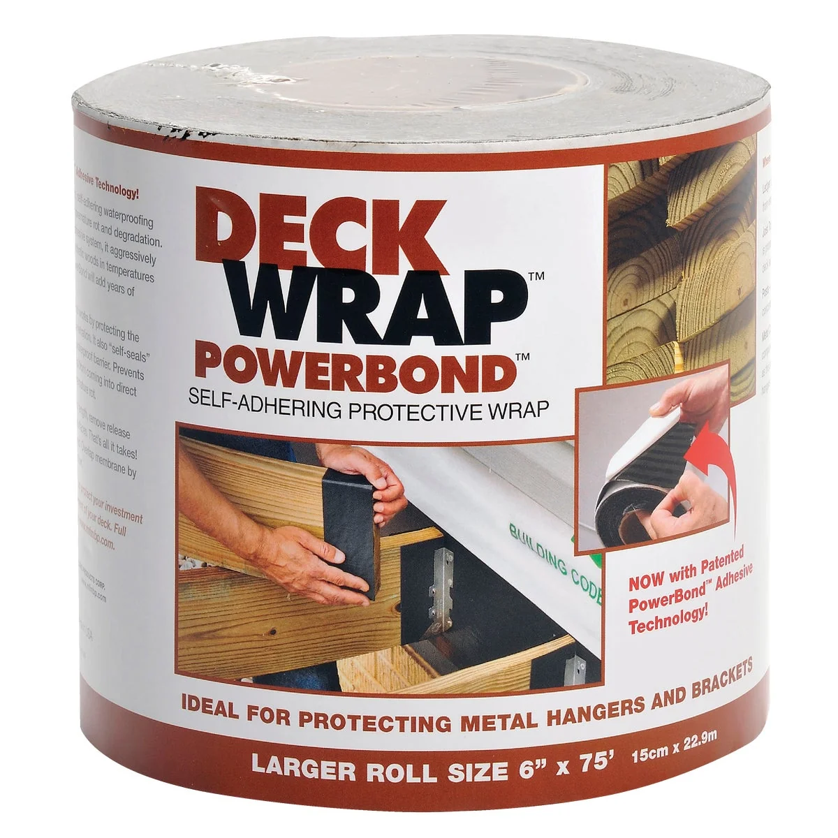 Convenient Power Bond DeckWrap 6 In. X 75 Ft. Deck Flash Barrier Functional